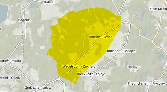 Immobilienpreisekarte Hornow Wadelsdorf
